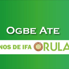 Ogbe Ate - Signos de Ifa y Mano de orula